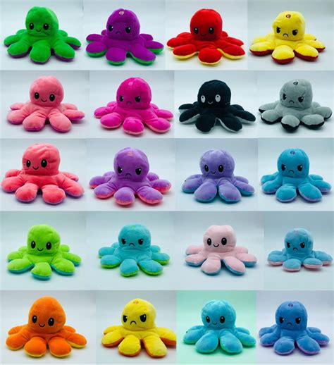 Peluche Pulpo Reversible Cm Colores Surt Dondino Juguetes