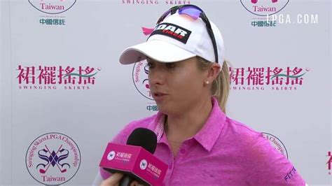 Jodi Ewart Shadoff Interview Round 1 2018 Swinging Skirts LPGA Taiwan