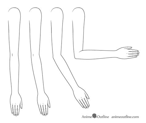 Simple Female Arm Drawing This Tutorial Shows A Simple Interpretation