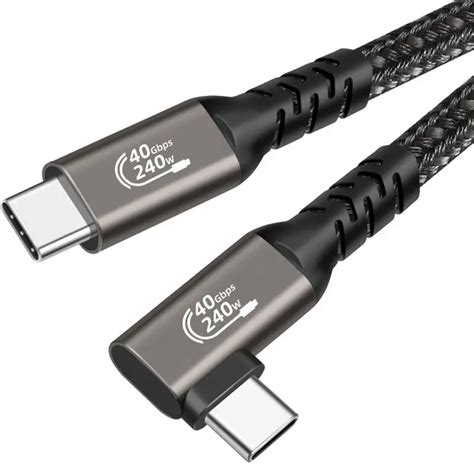 Cabo Usb Gbps Usb C Para Usb C Cabo W Carregamento R Pido K