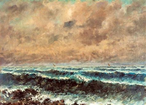 Gustave Courbet La Mer En Automne Tableau De GRANDS PEINTRES Et