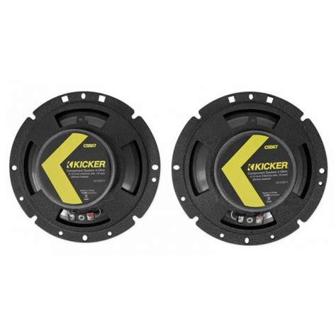 Kicker Css W W Rms Way Component Car Speakers