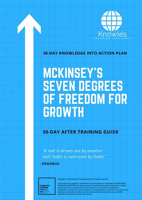 Mckinsey S Seven Degrees Of Freedom For Growth Training Course In