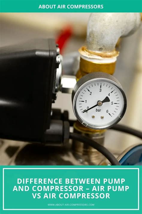 Difference Between Pump And Compressor Air Pump Vs Air Compressor