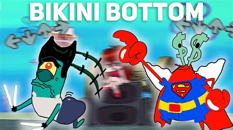 Friday Night Funkin Vs Bikini Bottom Plankton Vs Mrkrabs Shorts Youtube