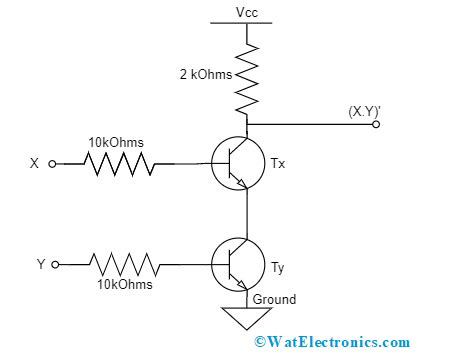 nand gate circuit diagram using transistor - IOT Wiring Diagram