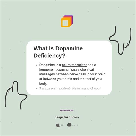 What is Dopamine Deficiency? - Deepstash