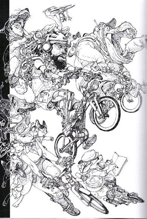 Terada Katsuya Kim Jung Gi Illustration Book Sketchbook Inspiration