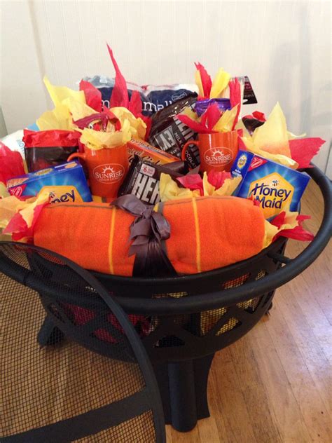 Fire Pit S Mores Raffle Fire Pit Gift Basket Auction Gift Basket