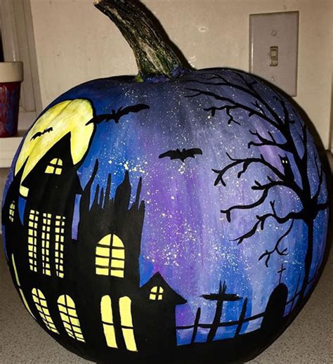 35 Amazing Painted Decorative Pumpkin Art Ideas For Halloween 2018