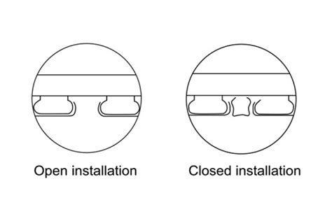 U Shaped Open Linear Metal Ceiling Tranquil Global