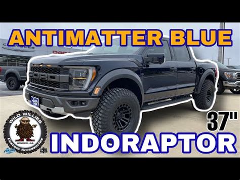 2022 Ford Raptor Gen 3 INDORAPTOR On 37s Antimatter Blue Beauty YouTube