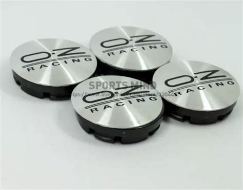 4PCS 56MM OZ Racing Hubcaps Rim Caps Wheel Center Caps Badge Logo