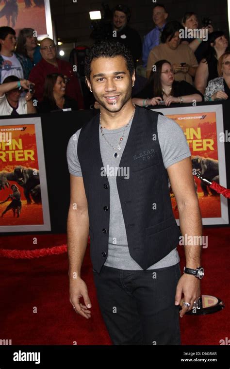 Actor Corbin Bleu Attends The World Premiere Of John Carter At Regal Cinemas La Live Stadium