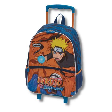 Mochila Escolar Mochila Naruto Shippuden Kurama Rodas Pacific