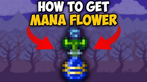 How To Get Mana Flower In Terraria Mana Flower Terraria 1449 Youtube