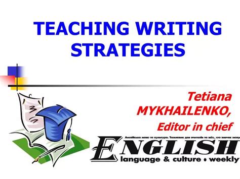 Ppt Teaching Writing Strategies Powerpoint Presentation Free