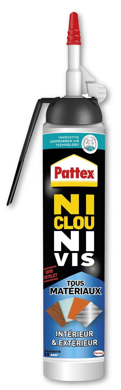 Colle De Fixation Pattex Ni Clou Ni Vis Tous Mat Riaux Gr Blanc