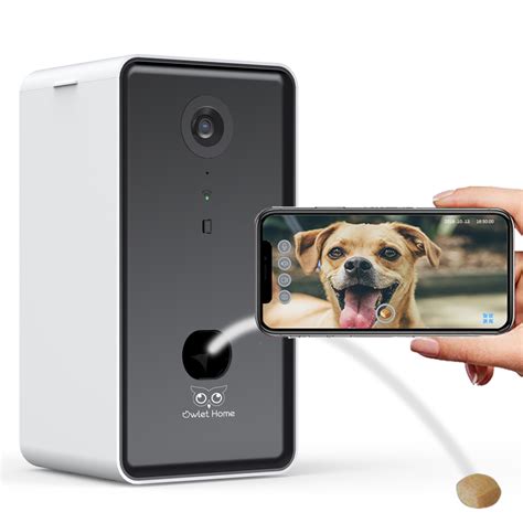 Owlet Home Smart Dog Camera with treat tossing, WiFi connecting, 1080p HD Camera, Live Video ...