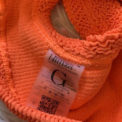 Hunza G Swim Nwt Hunza G Xandra Bikini Set In Orange Poshmark