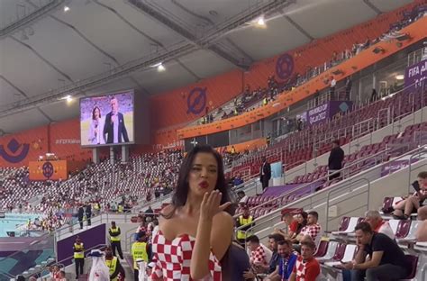 Look World Cup Fan S Racy Outfit Is Going Viral The Spun What S