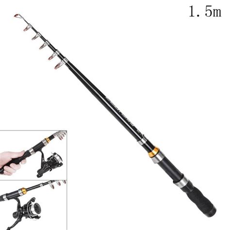 Portable Mini Telescopic Fishing Rods 1 5m Glass Fiber Ultra Short