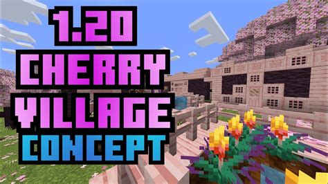 Cherry Blossom Biome Village Minecraft 120 Cherry Biome Village