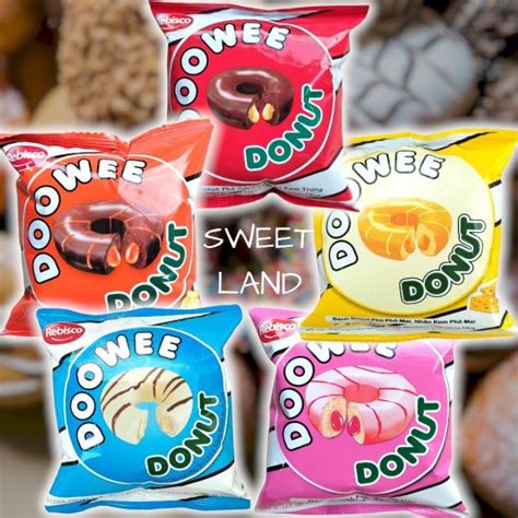 Bánh Doowee Donut Phủ Socola Nhân Kem đủ Vị 30g Lazada Vn