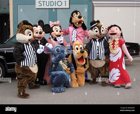 Mickey Et Minnie Chipand Dale Et Lilo Stitche Dingo Pluton Walt Disney