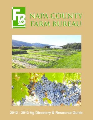 Fillable Online Napafarmbureau Napa County Farm Bureau Napa County Farm