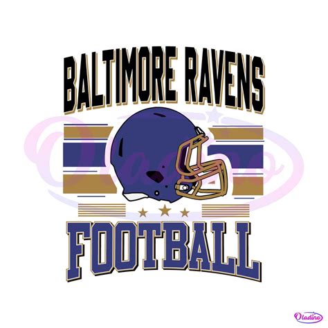 Vintage NFL Baltimore Ravens Football Est 1996 SVG