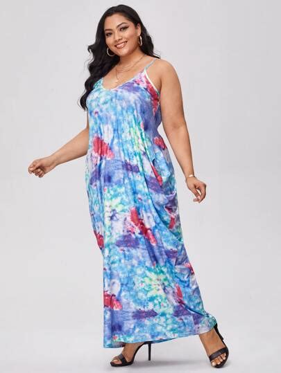 Shop Trendy Maxi Dresses Curve Plus Size Shein Usa