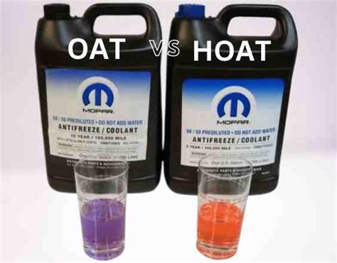 Hoat Vs Oat Coolant Which One Should You Grab