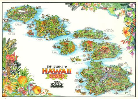 The Islands of Hawaii | Curtis Wright Maps