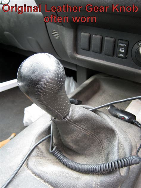 Leather Gear Knob For Nissan Navara D Speed Manual Pickup Adventura