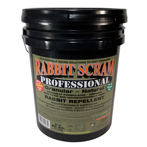 Rabbit Scram™ Professional Rabbit Repellent 25 Lbs Wildlife