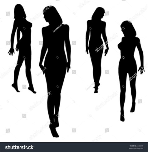 Woman Silhouette Naked Nude Woman Contour Stock Vector Royalty Free Shutterstock