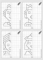 Arbeitsblatt Figuren Spiegeln Kleine Das Westermann Arbeitsblatts
