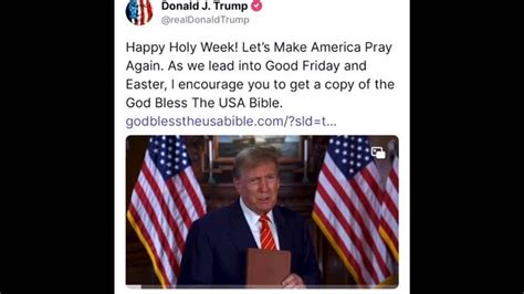 Donald Trump S 60 God Bless The Usa Bible Sparks Outrage Online Indy100