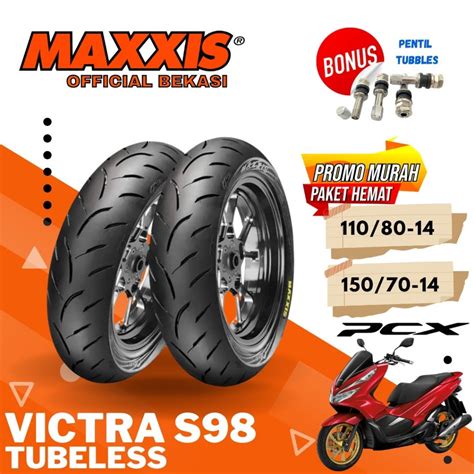 Jual PAKET MURAH MAXXIS VICTRA BAN MAXXIS SEPASANG 110 80 14 150