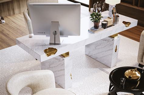 Neutral Modern Office In Partnership With Wafi Tagleb Modern Furniture By Caffe Latte Home