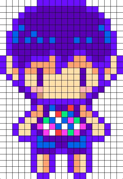 Dreamworld/Headspace Kel (Omori) Perler Bead Pattern | Bead Sprites | Characters Fuse Bead Patterns