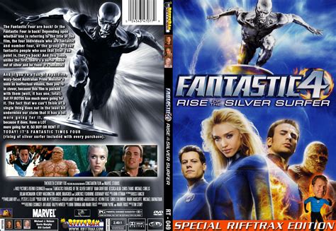 COVER DVD FANTASTIC 4 RISE OF THE SILVER SURFER - Capa Scan