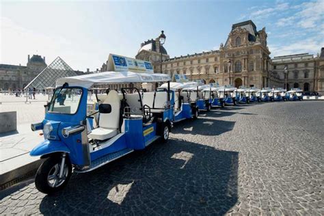 Paris Private City Highlights Tuk Tuk Tour With Pickup Getyourguide