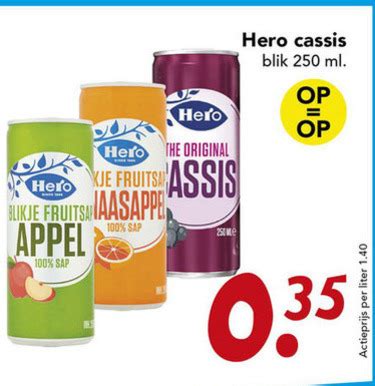 Hero Frisdrank Folder Aanbieding Bij Deen Details