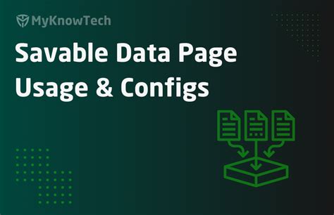 Savable Data Page In Pega