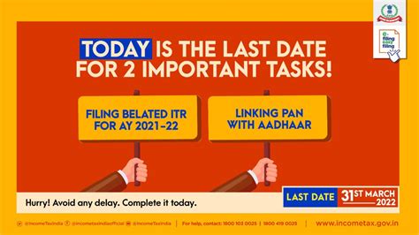 Income Tax India On Twitter Don T Forget To Tick Off The Two Important Tasks From Your Task