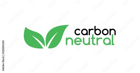 Carbon Neutral Icon Logo Co Energy Monoxide Carbon Ecology Background