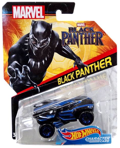 Hot Wheels Marvel Character Cars Black Panther Die Cast Car Black Panther Mattel Toys Toywiz