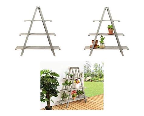 Belavi Wooden Plant Ladder Stand Aldi Usa Specials Archive